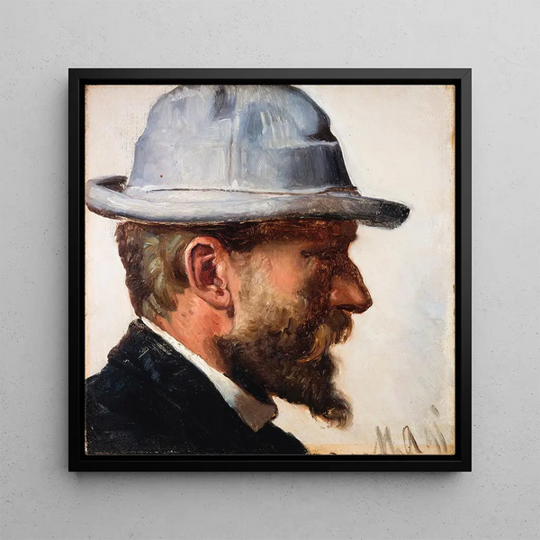 Niels Pedersen Mols - Michael Ancher — framed artwork on a wall