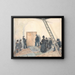 the village church barn - Niels Bjerre — framed artwork on a wall