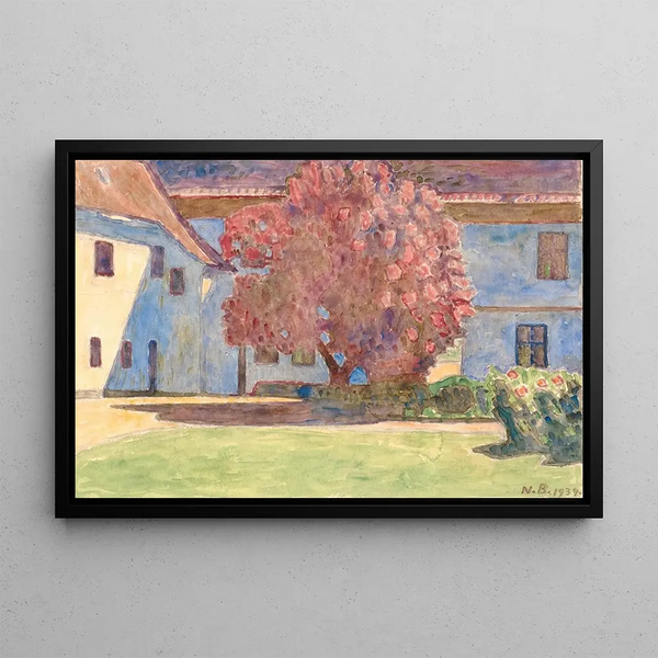 Partie de Brejningegaard près de Spjald - Niels Bjerre — framed artwork on a wall