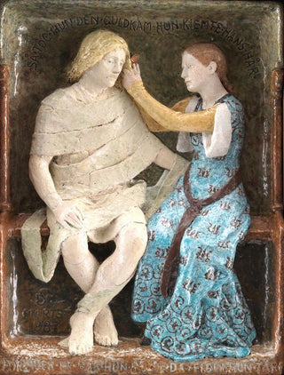 Niels Skovgaard - Aage and Else Seated Couple.webp