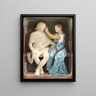 Niels Skovgaard - Aage and Else Seated Couple.webp