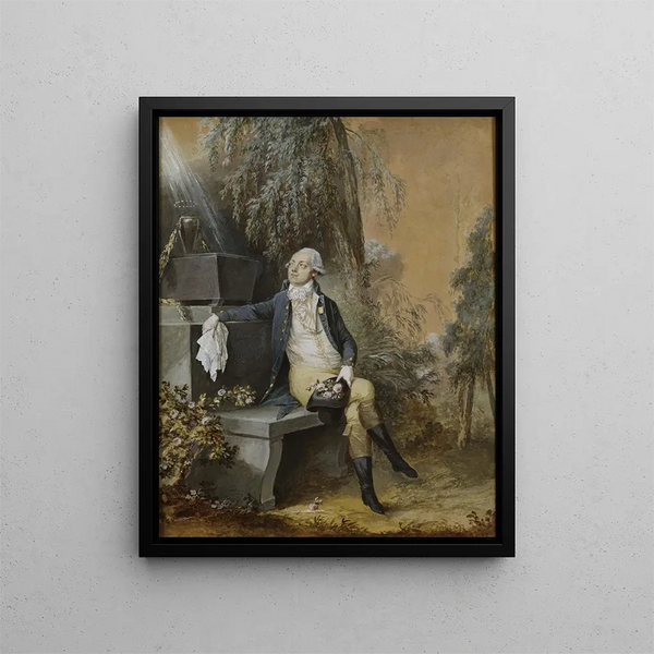Ambassador Brother Erik Magnus Stål von Holstein 1749-1802 - Niklas Lafrensen — framed artwork on a wall