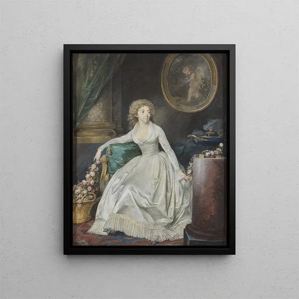 Mademoiselle Sofia Hagman - Niklas Lafrensen — framed artwork on a wall