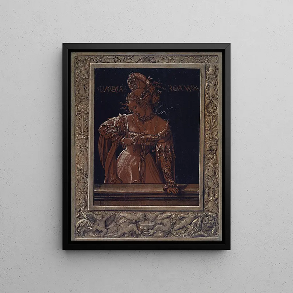 Lucrèce - Niklaus Manuel — framed artwork on a wall