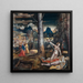 Pyramus et Thisbe - Niklaus Manuel — framed artwork on a wall