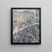 Carnival of the Street of Paris - Nikolai Alexandrovich Tarkhov — framed artwork on a wall