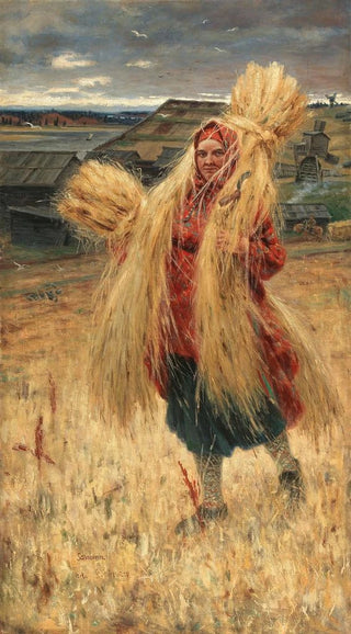 Nikolai Avenirovich Shabunin - After the Hay Harvest.webp