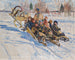 Children in a Sledge - Nikolai Bogdanov-Belsky — artwork view