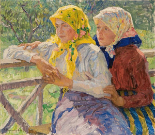 Filles latgaliennes - Nikolai Bogdanov-Belsky — artwork view