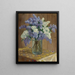 Still life with lilacs - Nikolai Bogdanov-Belsky — framed artwork on a wall