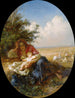 Mother and Child in the Wheat Field - Nikolai Efimovich Rachkov — artwork view