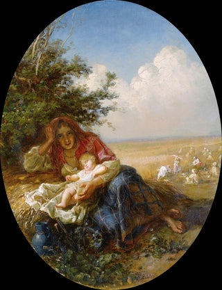 Nikolai Efimovich Rachkov - Mother and child in the wheat field.webp