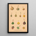 the Wild Pears of Northern Caucasus - Nikolai Ivanovich Vavilov — framed artwork on a wall