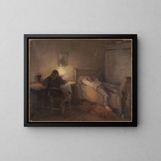 Evening - Nikolai Kummits — framed artwork on a wall