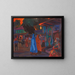 Tashkent at Night - Nikolai Mikhailovich Grigoriev — framed artwork on a wall