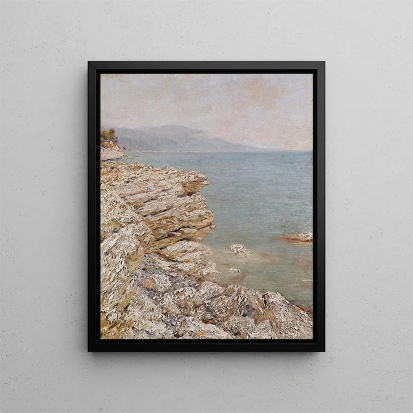 Cliffs - Nikolai Nikanorovich Dubovskoy — framed artwork on a wall