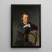 Portrait of Nikolaï, the artist's son - Nikolai Nikolaevich Ge — framed artwork on a wall