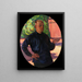 Self-portrait - Nikolai Triik — framed artwork on a wall