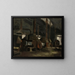 Interior Painting - Nikolai Triik — framed artwork on a wall