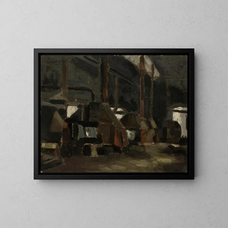Interior Painting - Nikolai Triik — framed artwork on a wall