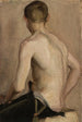 Nude male sitting - Nikolai Triik — artwork view