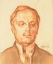 Portrait Painting of Mait Metsanurga - Nikolai Triik — artwork view