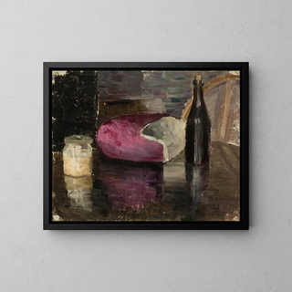 Still life vegetable garden - Nikolai Triik — framed artwork on a wall