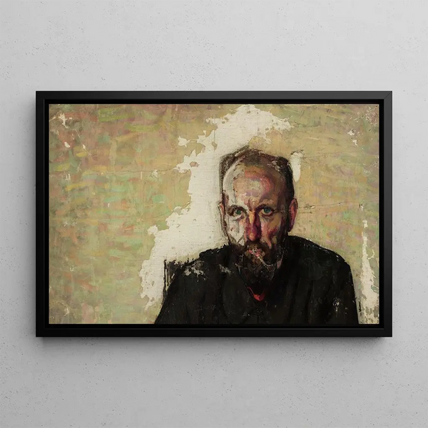 Nikolai Triigi's painting at Laikmaa - Nikolai Triik — framed artwork on a wall