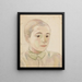Nikolai Triik's painting "The Boy's Head is Unfinished" — framed artwork on a wall