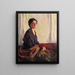 Portrait of Ella Ls - Nikolai Triik — framed artwork on a wall