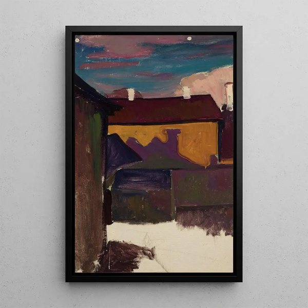 View from Above - Nikolai Triik — framed artwork on a wall