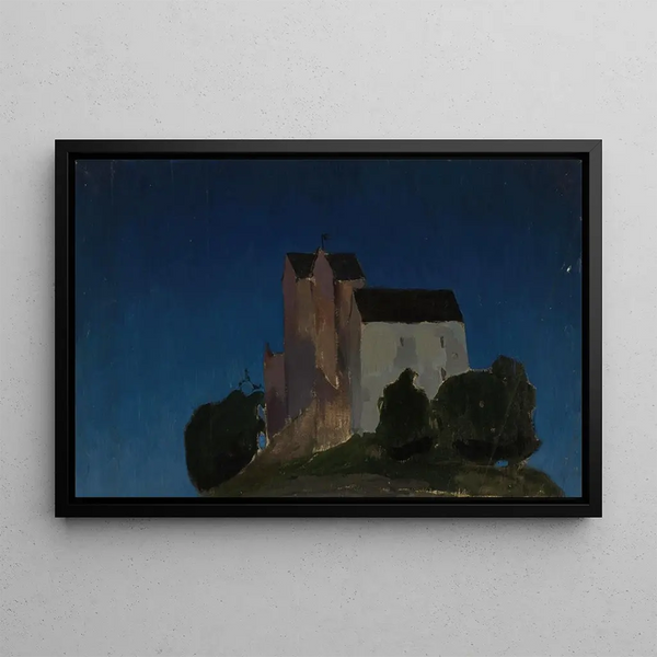 Landscape Painting - Nikolai Triik — framed artwork on a wall