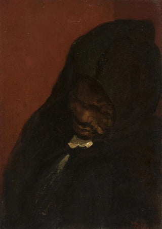 Nikolaos Gyzis - Head of a hooded monk.webp