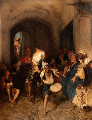 Nikolaos Gyzis - Punition dun voleur de poulet Smyrna.webp