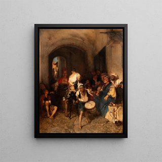 Nikolaos Gyzis - Punition dun voleur de poulet Smyrna.webp