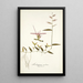 Andropogon undatus - Nikolaus Joseph Freiherr von Jacquin — framed artwork on a wall