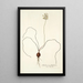 Anthericum filifolium - Nikolaus Joseph Freiherr von Jacquin — framed artwork on a wall