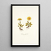 Arnica glacialis - Nikolaus Joseph Freiherr von Jacquin — framed artwork on a wall