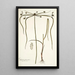 Cyperus viscosus - Nikolaus Joseph Freiherr von Jacquin — framed artwork on a wall