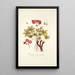 Geranium macrorrhizum - Nikolaus Joseph Freiherr von Jacquin — framed artwork on a wall