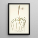 Lachenalia angustifolia - Nikolaus Joseph Freiherr von Jacquin — framed artwork on a wall