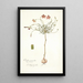 Oxalis versicolor - Nikolaus Joseph Freiherr von Jacquin — framed artwork on a wall
