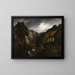Heroic Landscape Painting - Nikolaus Meister — framed artwork on a wall