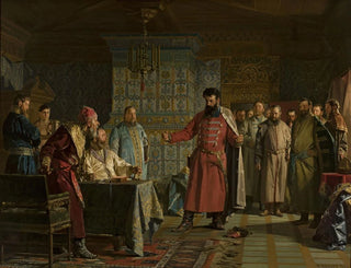 The quarrel of Zakhary Lyapunov with Tsar Vasili Chouïski - Nikolay Nevryov — artwork view