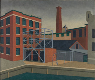 Moulin au bord de l'eau - Niles Spencer — artwork view