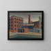 Moulin au bord de l'eau - Niles Spencer — framed artwork on a wall
