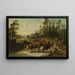 Conduite de bétail en Småland - Nils Andersson — framed artwork on a wall