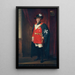 Portrait Painting - Nils Asplund — framed artwork on a wall