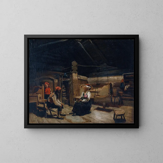 The Family - Nils Bergslien — framed artwork on a wall