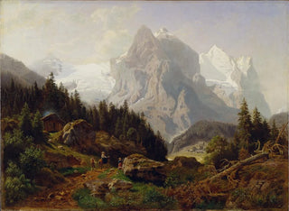 Tourists in the Mountains - Nils Bjørnsen Møller — artwork view